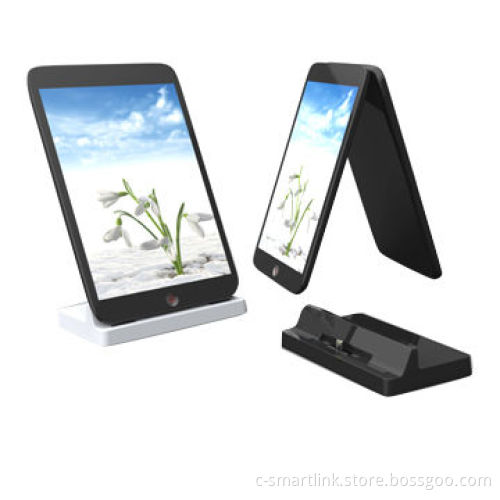 Multi-speaker Charger Stand for iPhone and iPad W/Wireless Bluetooth Receiver and Audio 3.5 Output